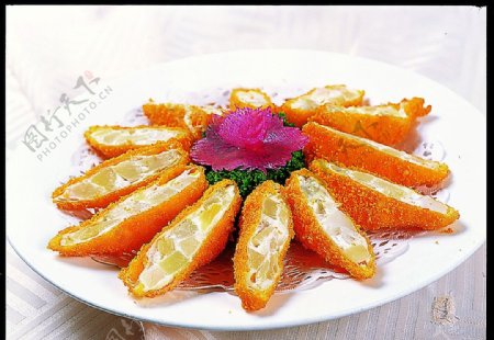 豫菜鲜果黄金卷图片