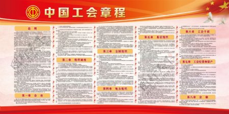 中国工会章程图片
