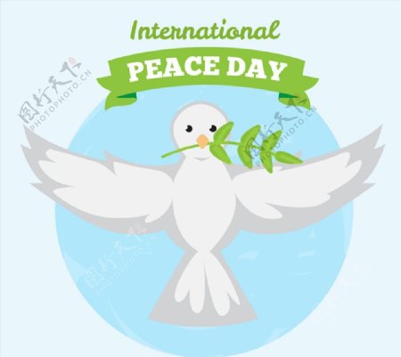 国际和平日贺卡图片