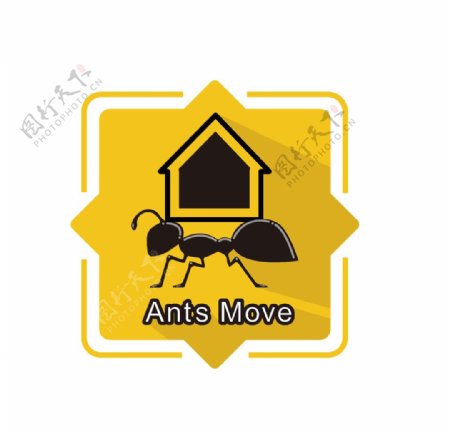 螞蟻搬家logo圖片