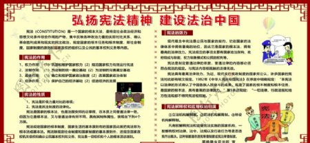 弘扬宪法精神建设法治中国图片