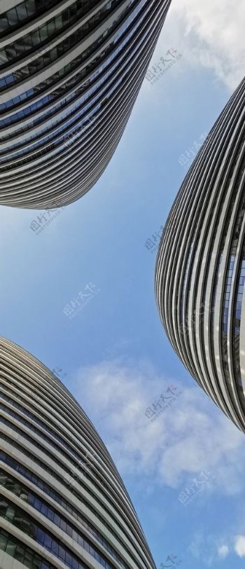 建筑天空摄影图片
