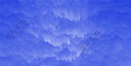 蓝色水墨山峰图片