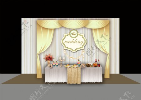 婚礼设计甜品区