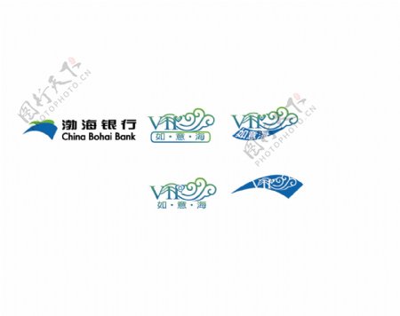 渤海银行vip服务logo设计