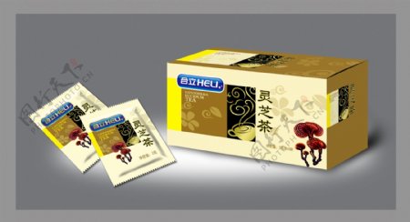 灵芝茶茶叶包装盒