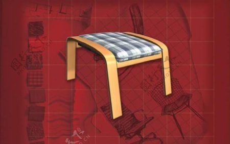现代主义风格之椅子3D模型椅子091