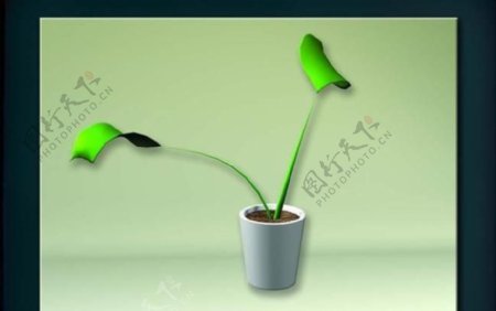 装饰构件之植物3D模型植物023