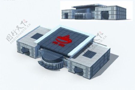 弗森商业办公楼建筑设计3D模型