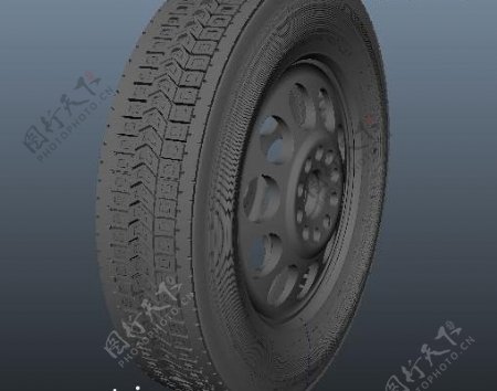 3D轮胎模型免费下载
