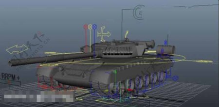 坦克车战车模型