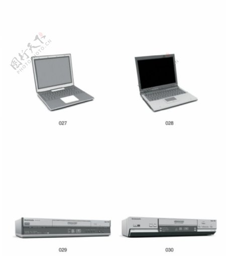 电脑和DVD模型