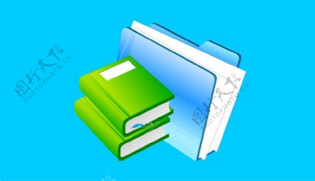 文件夹和书籍flash动画