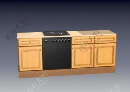 厨具典范3D卫浴厨房用品模型素材29