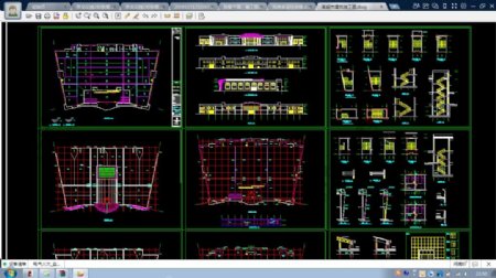 大型采购超市建筑CAD方案设计施工图