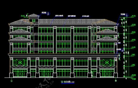 酒店旅馆建筑框架结构