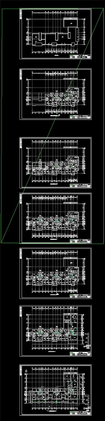 施工建筑设计素材CAD图纸