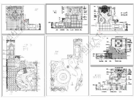 别墅环境设计cad图