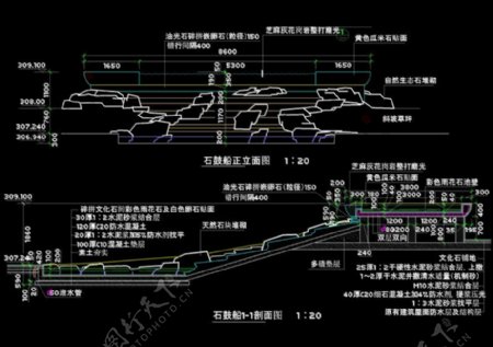 雕塑详图cad图纸