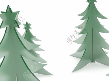 两部分的圣诞树
