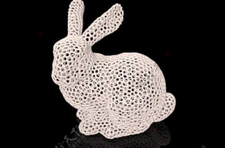 斯坦福大学的复活节兔子的Voronoi