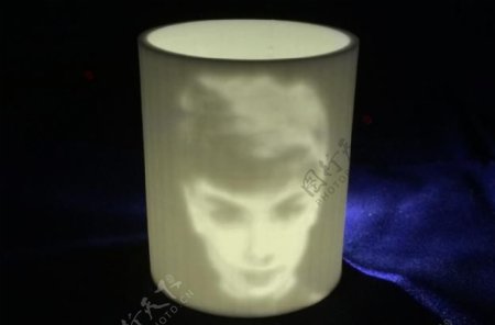 圆柱lithopane