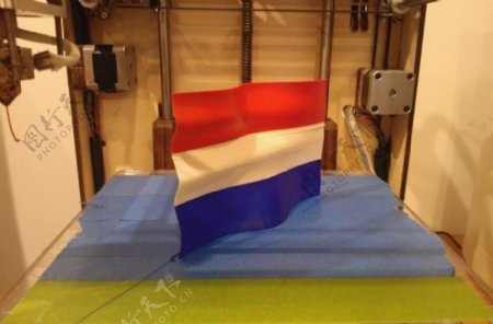 波浪形的荷兰国旗