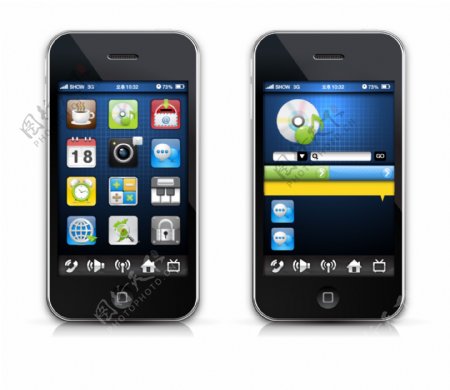 iPhone界面图标手机app素材
