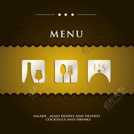 餐厅系列卡片设计