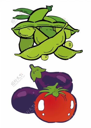 卡通蔬菜图片