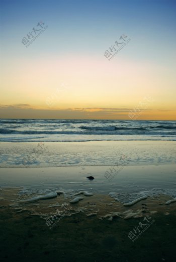 海边落日美景图片