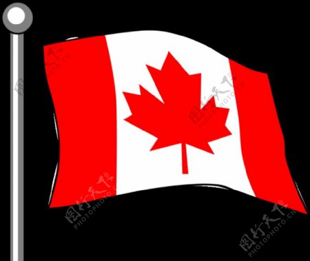 加拿大国旗飞行