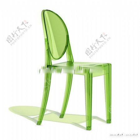 绿色透明椅子