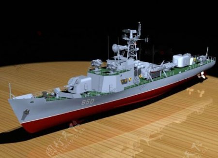 护卫舰模型