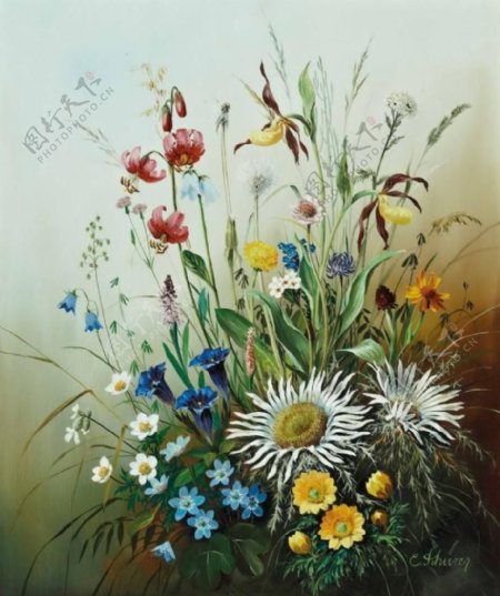 闈欑墿鑺卞崏83160静物花卉油画超写实主义油画静物