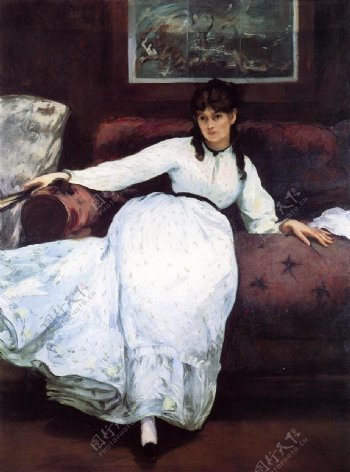 EdouardManet0120法国画家爱德华马奈EdouardManet印象派人物女性风景静物人体油画装饰画