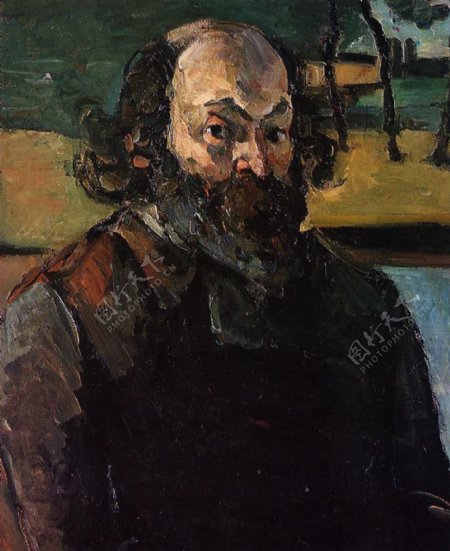 PaulCzanne0217法国画家保罗塞尚paulcezanne后印象派新印象派人物风景肖像静物油画装饰画