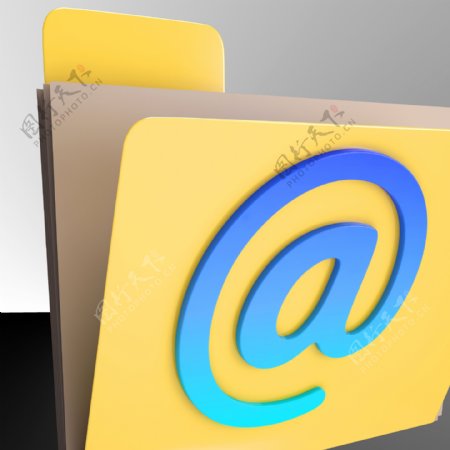 电子邮件文件夹显示在线邮件收件箱文件