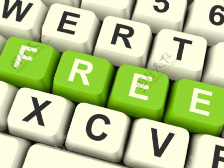免费电脑按键显示免费赠品和促销