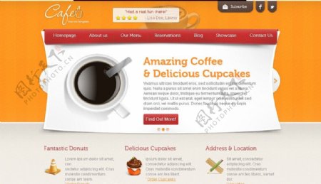 咖啡官网企业模板