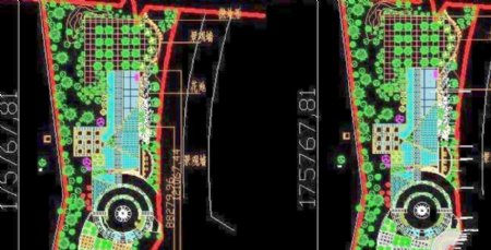 滨河防护绿化带入口广场设计