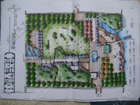 多套校园公园景观规划设计套图