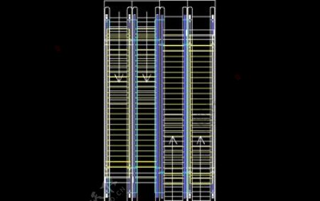 自动扶梯自动电梯cad模型素材16