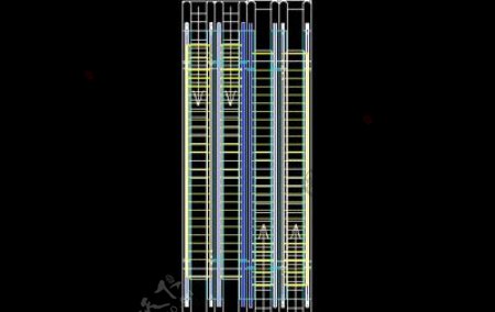 自动扶梯自动电梯cad模型素材15