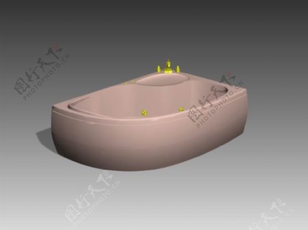 浴缸3d模型3D卫生间用品模型53