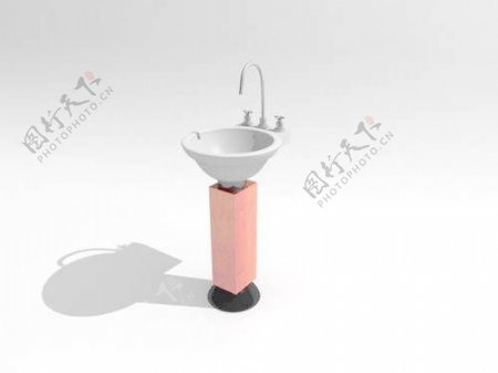 台盆3d模型卫生间用品设计素材9