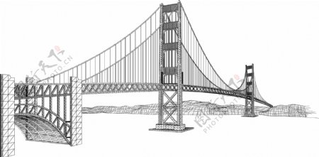大桥矢量图