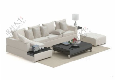 家庭沙发模型