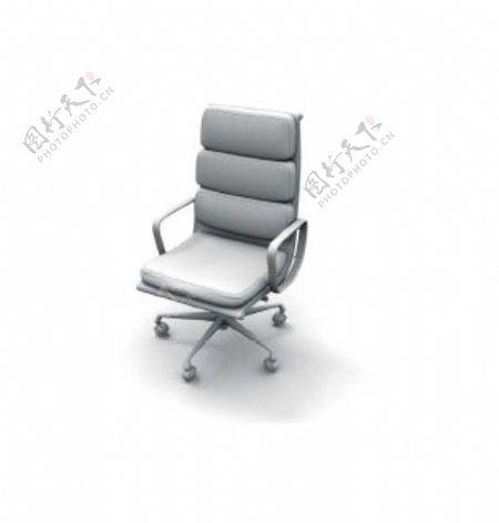 大班椅3d模型沙发效果图26