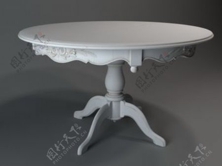 欧式桌3d模型家具效果图9